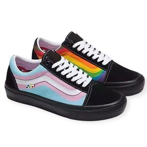 VANS | Old Skool Pride Multi Rainbow Skate Shoes Skateboarding 4 All!